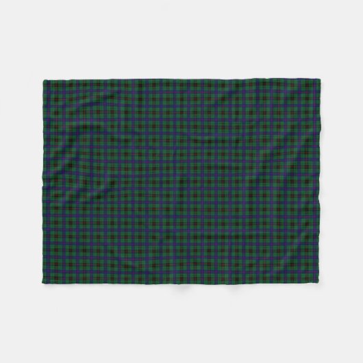 Clan Davidson Tartan Fleece Deken (Voorkant (Horizontaal))