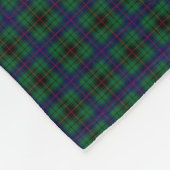 Clan Davidson Tartan Fleece Deken (Hoek)