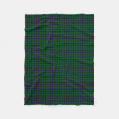 Clan Davidson Tartan Fleece Deken (Voorkant)