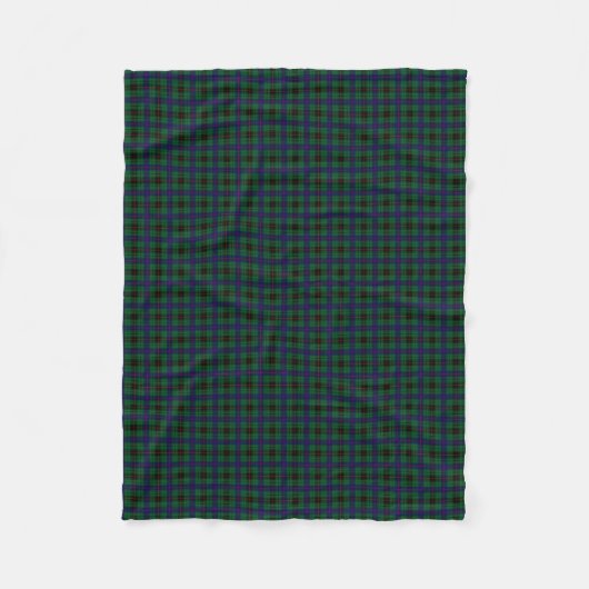 Clan Davidson Tartan Fleece Deken (Voorkant)