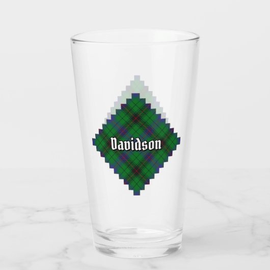 Clan Davidson Tartan Glas (Achterkant)