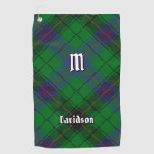 Clan Davidson Tartan Golfhanddoek (Voorkant)