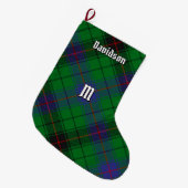 Clan Davidson Tartan Grote Kerstsok (Voorkant (Hangend))