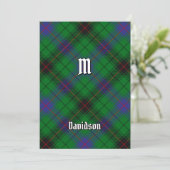 Clan Davidson Tartan Kaart (Staand voorkant)