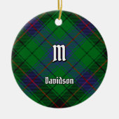 Clan Davidson Tartan Keramisch Ornament (Voorkant)