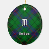Clan Davidson Tartan Keramisch Ornament (Links)