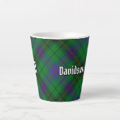 Clan Davidson Tartan Latte Mok (Voorkant)