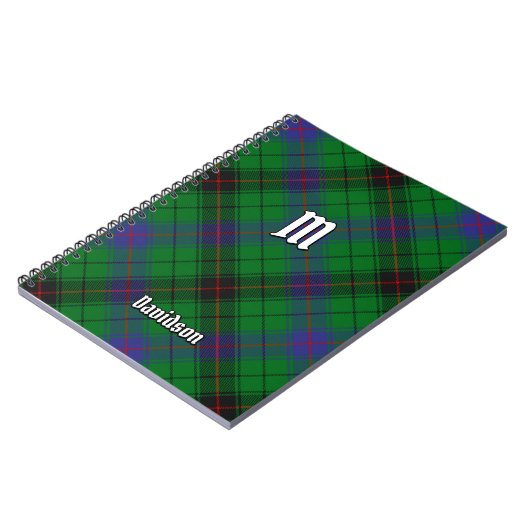 Clan Davidson Tartan Notitieboek (Linkerzijde)