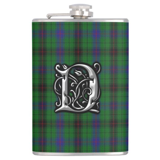 Clan Davidson Tartan Old Scotland Flask Heupfles (Voorkant)