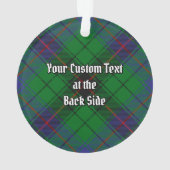 Clan Davidson Tartan Ornament (achterkant)