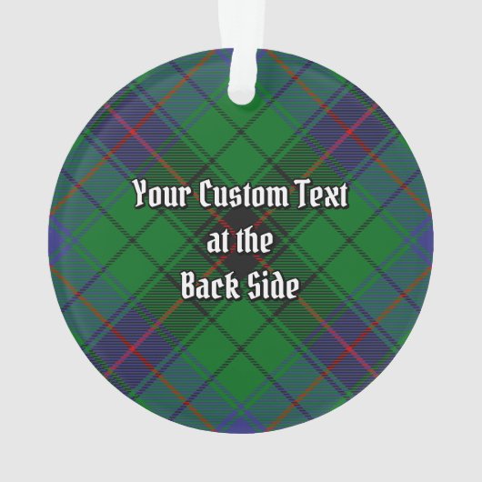 Clan Davidson Tartan Ornament (achterkant)