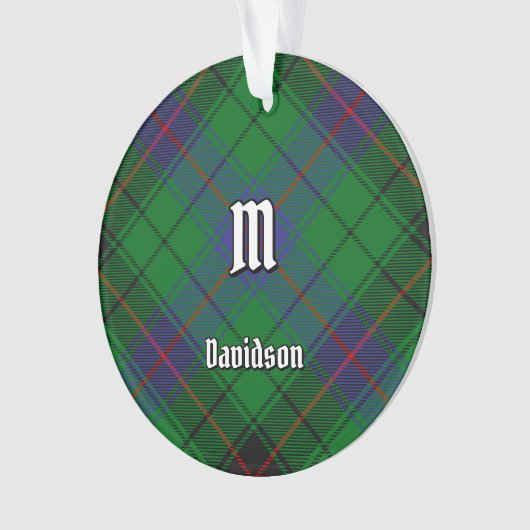 Clan Davidson Tartan Ornament (voorkant)