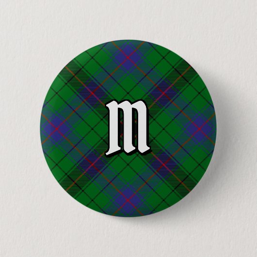 Clan Davidson Tartan Ronde Button 5,7 Cm (Voorkant)