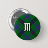 Clan Davidson Tartan Ronde Button 5,7 Cm (Voorkant /achterkant)