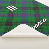 Clan Davidson Tartan Sherpa Deken (3/4)