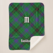 Clan Davidson Tartan Sherpa Deken (Voorkant)
