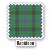 Clan Davidson Tartan Sticker (Voorkant)