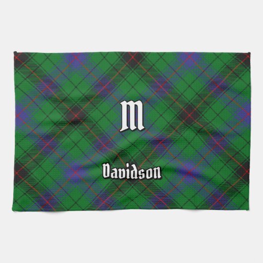 Clan Davidson Tartan Theedoek (Horizontaal)