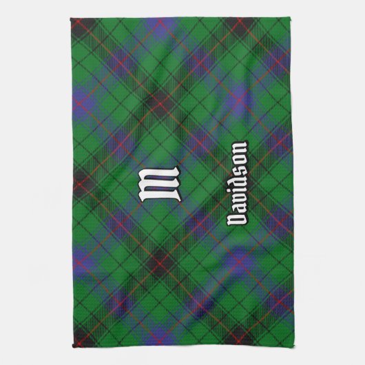 Clan Davidson Tartan Theedoek (Verticaal)