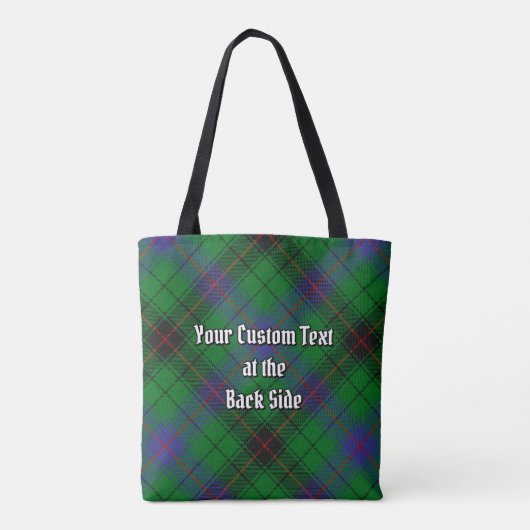 Clan Davidson Tartan Tote Bag (Achterkant)