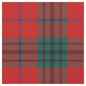 Clan Denny Tartan Red Pset Stof (Close Up)