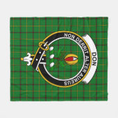 Clan Don Schotse Plaid Fleece Deken (Voorkant (Horizontaal))