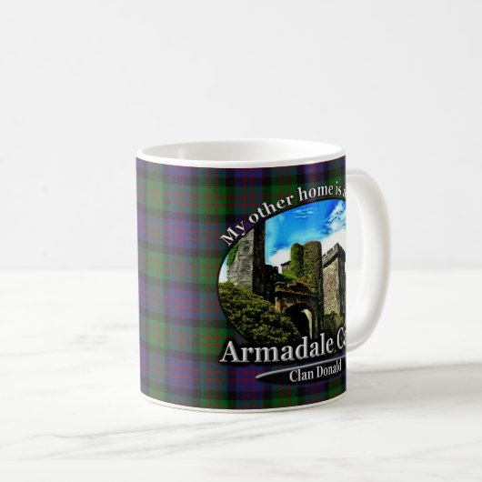 Clan Donald Armadale Castle, Schotland Koffiemok (Voorkant rechts)