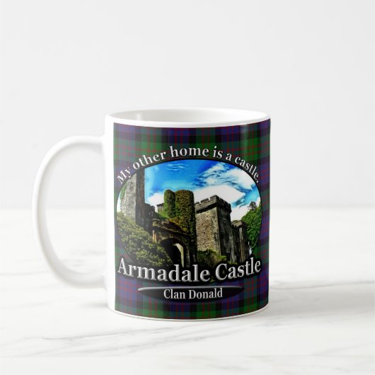 Clan Donald Armadale Castle, Schotland Koffiemok (Links)