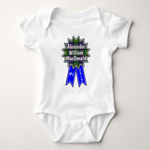 Clan Donald MacDonald #1 Award Blue Ribbon Romper