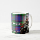 Clan Donald MacDonald Tartan Motto Koffiemok (Voorkant rechts)