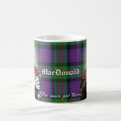 Clan Donald MacDonald Tartan Motto Koffiemok (Center)