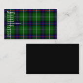 Clan Donald Macdonald Tartan Visitekaartje (Voorkant / Achterkant)