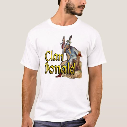 Clan Donald Scottish Highland Games Shirten T-shirt (Voorkant)