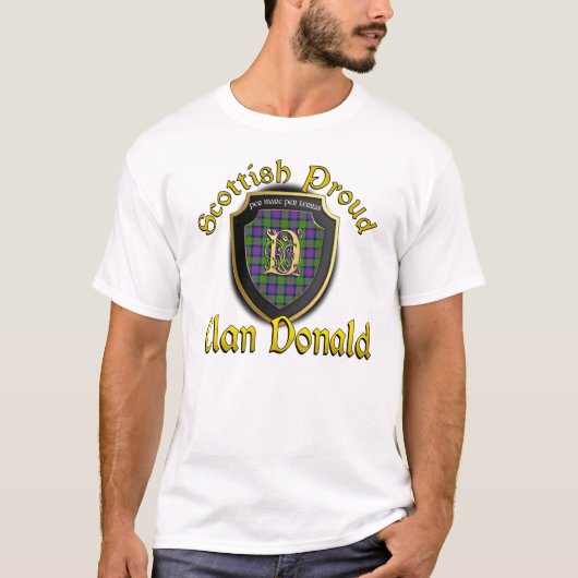 Clan Donald Scottish Proud Shirten T-shirt (Voorkant)