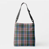 Clan Donnachaidh (Robertson) Crest & Dress Tartan Crossbody Tas (Achterkant)