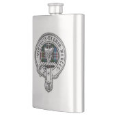Clan Donnachaidh (Robertson) Crest & Dress Tartan Flacon (Links)