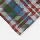 Clan Donnachaidh (Robertson) Crest & Dress Tartan Fleece Deken (Hoek)