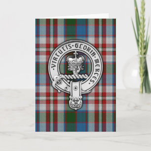 Clan Donnachaidh (Robertson) Crest & Dress Tartan Kaart