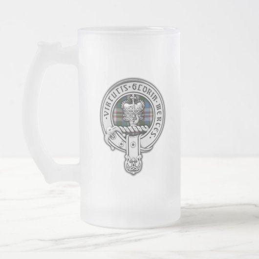 Clan Donnachaidh (Robertson) Crest & Dress Tartan Matglas Bierpul (Links)
