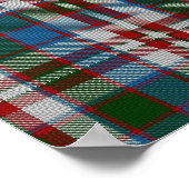 Clan Donnachaidh (Robertson) Crest & Dress Tartan Poster (Hoek)