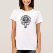 Clan Donnachaidh (Robertson) Crest & Dress Tartan T-shirt (Voorkant)