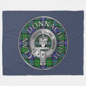 Clan Donnachaidh / Robertson Crest & Hunting Tarta Fleece Deken (Voorkant (Horizontaal))