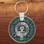 Clan Donnachaidh / Robertson Crest & Hunting Tarta Sleutelhanger (Voorkant)