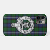 Clan Donnachaidh (Robertson) Crest /Hunting Tartan Case-Mate iPhone Case (Achterkant (horizontaal))