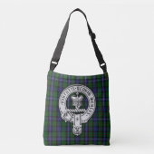 Clan Donnachaidh (Robertson) Crest /Hunting Tartan Crossbody Tas (Voorkant)