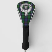 Clan Donnachaidh (Robertson) Crest /Hunting Tartan Golfheadcover (Voorkant)