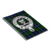 Clan Donnachaidh (Robertson) Crest /Hunting Tartan Notitieboek (Rechterzijde)