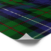 Clan Donnachaidh (Robertson) Crest /Hunting Tartan Poster (Hoek)