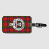 Clan Donnachaidh (Robertson) Crest & Tartan Bagagelabel (Voorkant (horizontaal))