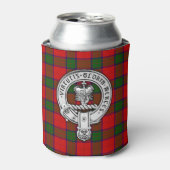 Clan Donnachaidh (Robertson) Crest & Tartan Blikjeskoeler (Blikje Voorkant)